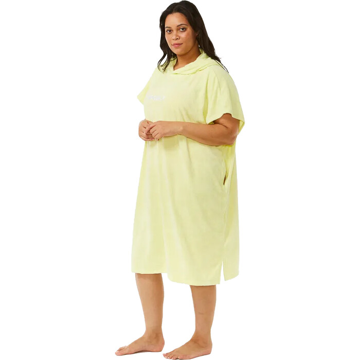 2024 Rip Curl Mujer Toalla Con Capucha Classic Surf Poncho 00ZWTO - Bright Yellow